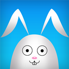 Bunny Meadow White Tile آئیکن