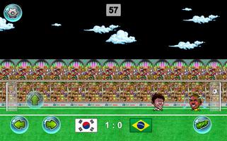 Crazy Head Soccer تصوير الشاشة 1