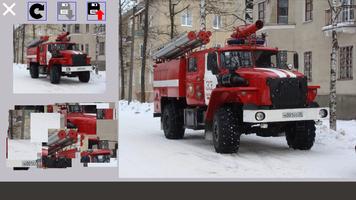 Fire Truck Puzzle скриншот 1