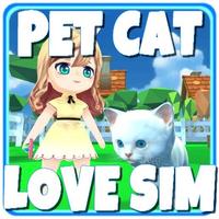 Tamagotchi Pet Cat Love Sim ảnh chụp màn hình 1