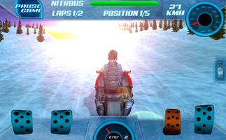 Snow Mobile Winter Racing King اسکرین شاٹ 1