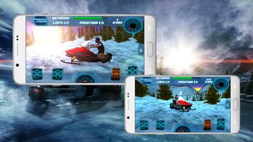 Snow Mobile Winter Racing King اسکرین شاٹ 3