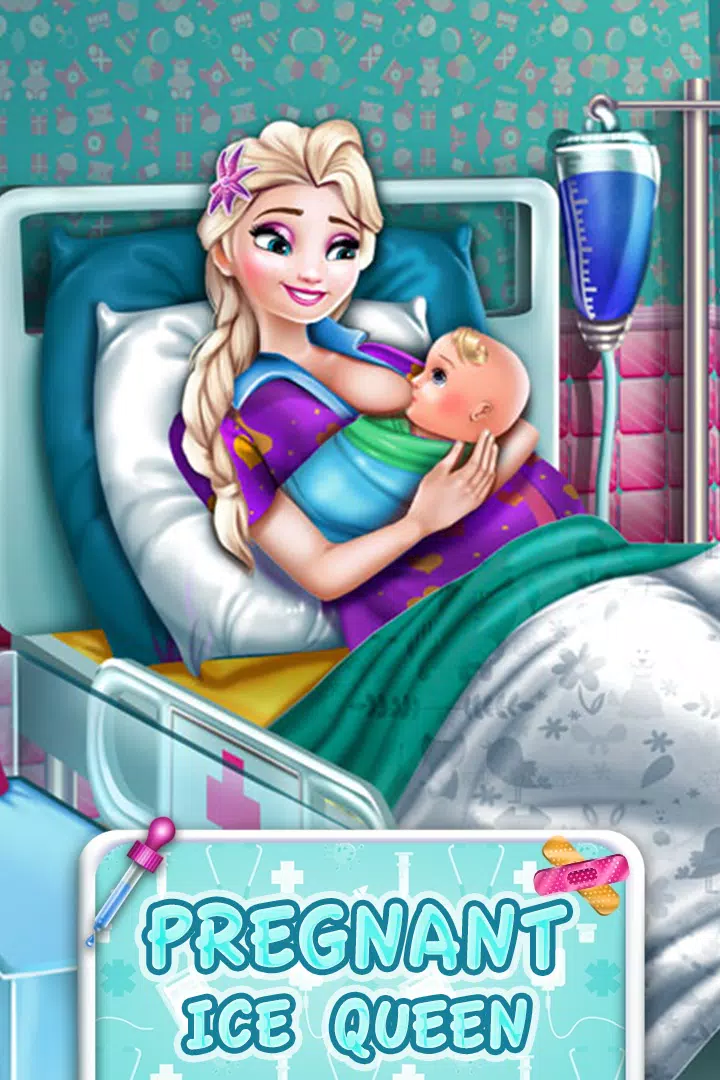 Ice Princess Pregnant Mom And Baby Care Games - BabyGames Video 