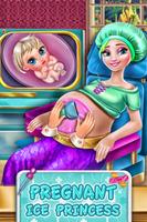 Ice Queen Pregnant Mommy NewBorn Baby پوسٹر