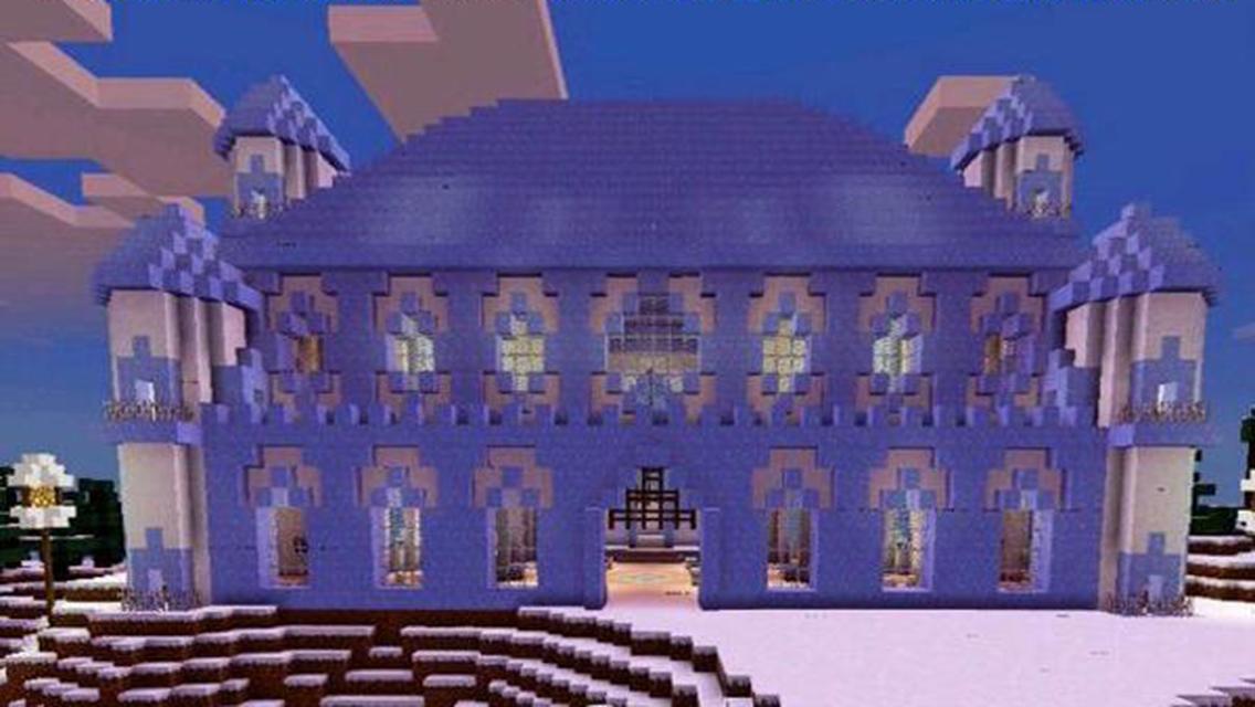 Ice Spikes Castle Map For Minecraft Mcpe Pour Android Telechargez L Apk