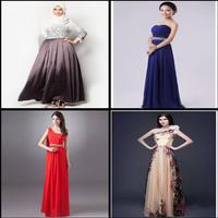 Ide Dress Panjang Malam imagem de tela 2