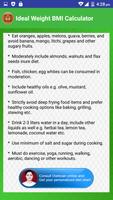 BMI Calculator & Ideal Weight Diet Charts скриншот 2