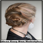 Ideas Easy Bun Hairstyles آئیکن