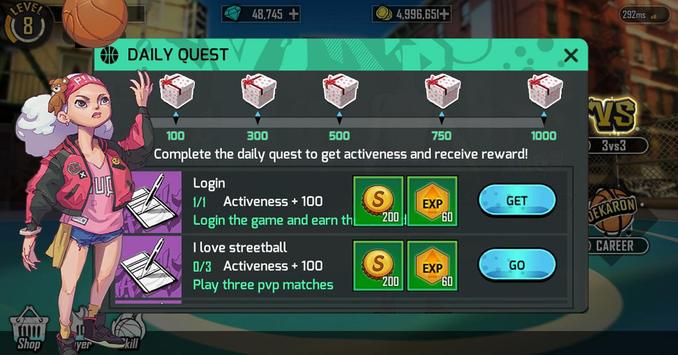 Street Wars: Basketball apk screenshot