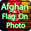 New Afghan flag On Photo / Afghanistan Flag