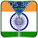 Indian Flag Zipper Lock APK