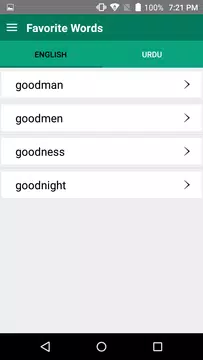 Screenshot 6 for English Urdu Dictionary +Roman