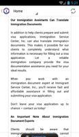 2 Schermata Immigration Document Service