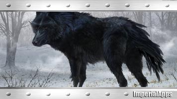 Black Wolf Wallpaper اسکرین شاٹ 1