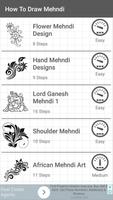 How to draw mehandi design – Mehndi design course Affiche