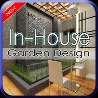 Im Haus Garten Design Plakat