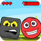 Bossy Ball : in new red adventure 4 worlds icon