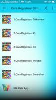 Cara Registrasi Sim Card HP syot layar 2