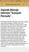 Sejarah Sumpah Pemuda capture d'écran 3