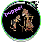 Indonesian puppet art crafts icône