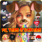 Insta Snap filters Sticker icône