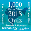 India Current Affairs 2018 Quiz