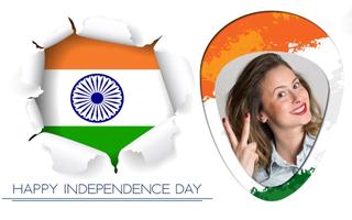 Indien Unabhängigkeitstag Plakat