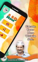 Aam Aadmi Party (AAP) Banner: Flex Maker & Frame imagem de tela 2