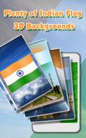 3D Indian Flag Live Wallpaper পোস্টার