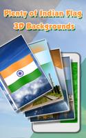 3D Indian Flag Live Wallpaper Affiche