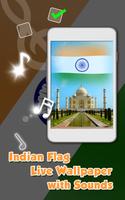 3D Indian Flag Live Wallpaper capture d'écran 1