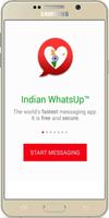 Indian WhatsUp - India's No. 1 Messenger App Affiche