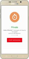 Indian WhatsUp - India's No. 1 Messenger App capture d'écran 1