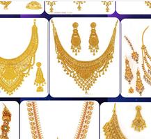 Indian Gold Necklace Design capture d'écran 1