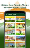 Indian Flag Theme Keyboard - Easy Hindi Keypad capture d'écran 3