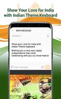 Indian Flag Theme Keyboard - Easy Hindi Keypad capture d'écran 2