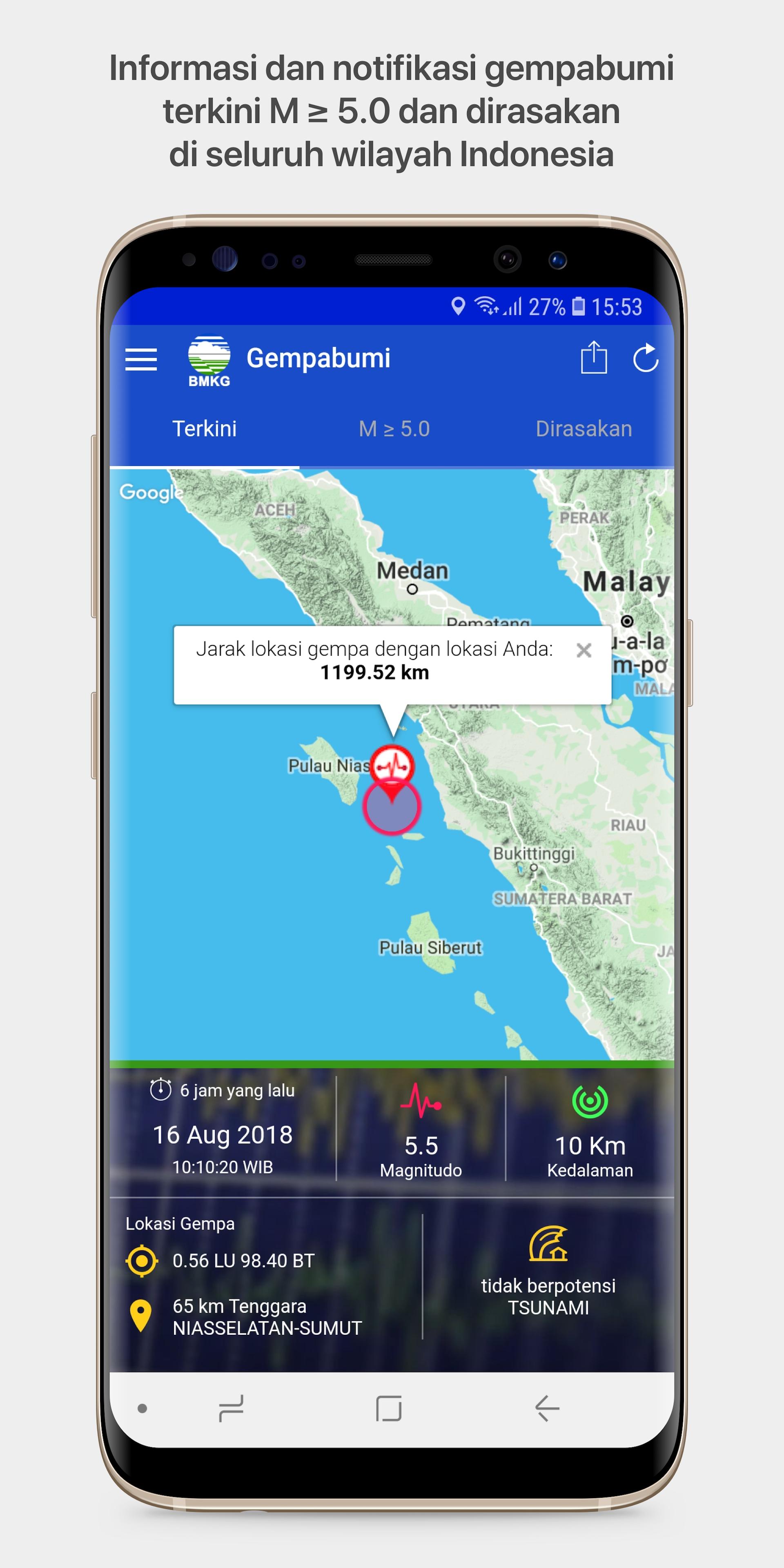 Info BMKG for Android - APK Download