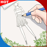 Sketsa Mode Desain Fashion