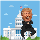 Trump - to the white house icon