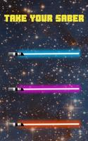 Rey's lightsaber vibro animated jedi poster