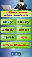 Tiếng Anh văn phòng song ngữ Anh Việt الملصق