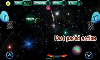 Cosmic Basketball FREE captura de pantalla 1