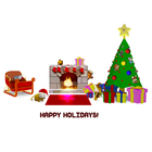 Kitty Cat Land Live Wallpaper Happy Holidays! 아이콘