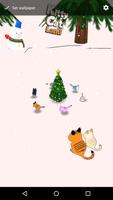 Kitty Cat Land Live Wallpaper Happy Holidays! 스크린샷 3