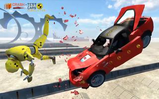 Car Crash Test Corvette ZR1 Plakat