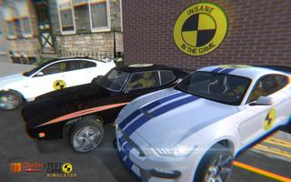 Essai de collision de voiture Mustang GT capture d'écran 1