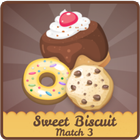 Sweet Biscuit Match 3 icône