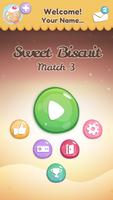 Sweet Biscuit Match 3 โปสเตอร์