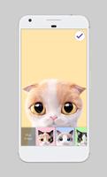 Cute Nude Cat Kitten Wallpapers Lock Screen capture d'écran 2