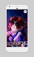 Grumpy Cat Charming Princess HD Screen Lock imagem de tela 2